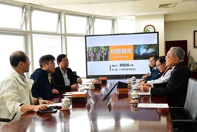 20260130 接待煙臺致良高中廖慶富副董事長、戴建耘教授、陳浩然校長