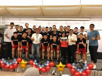 20180525男籃參與新北市政府全中運暨五大聯賽感恩晚會