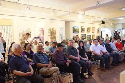 20190829 新北市青溪新文藝學會創作聯展開幕